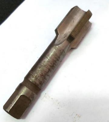 Метчик левый М33х1,5LH, м/р, Р6М5К5, для глухих отверстий, мелкий шаг, 137/37 мм, СССР, исп. 2., ГОСТ 3266-81.